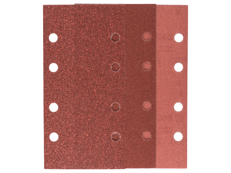 10-delni komplet brusilnih listov Bosch za vibracijski brusilnik, Dimenzije: 93x185mm, Zrnatost: 60, 120, 180, 2609256A93